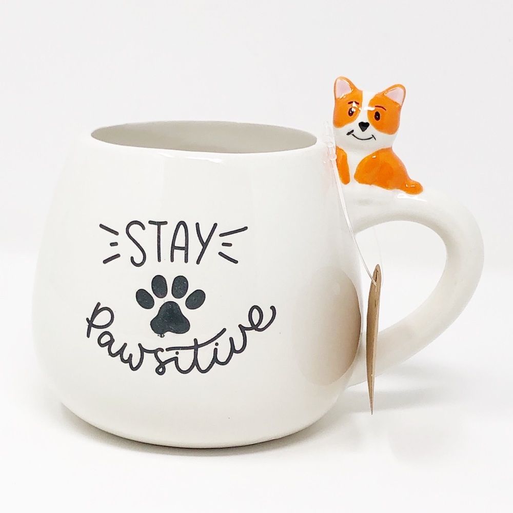 Corgi Puppy Dog Stay 🐾 Pawsitive 3D Mug